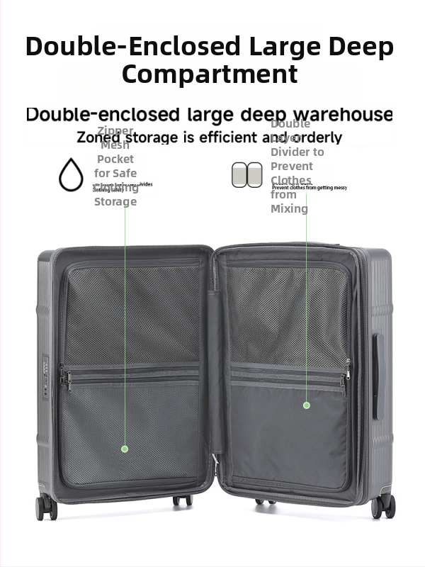 PC βαλίτσα ταξιδιού με επέκταση, χωρητικότητα 56–75 L, κλειδαριά TSA με κωδικό, ανθεκτική σε γρατζουνιές, αδιάβροχη, 4 τροχοί