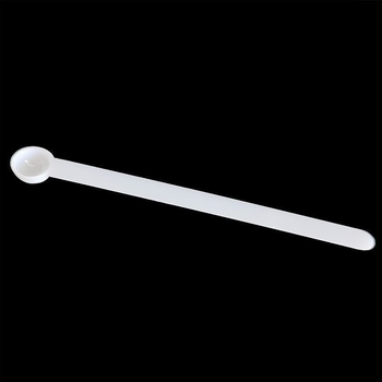 Mérőkanál készlet, hosszú nyéllel, PP műanyag, 0,25 g pontosság, Probiotikus porhoz és 1 g konyhasóhoz