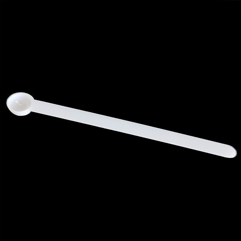 Mérőkanál készlet, hosszú nyéllel, PP műanyag, 0,25 g pontosság, Probiotikus porhoz és 1 g konyhasóhoz