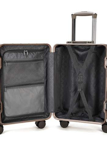 Βαλίτσα ταξιδιού με 4 περιστρεφόμενους τροχούς, TSA συνδυασμένη κλειδαριά, Υλικό PC, Αδιάβροχη, Προστασία από κλοπή