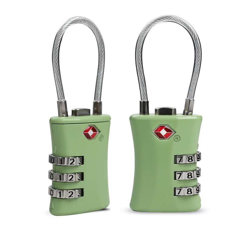 UPSECURITY 05ST TSA Κλείδωμα από Ψευδάργυρο για Αποσκευές, Σακίδιο, Αθλητική Τσαντά, Ντουλάπι — 2.8mm διάμετρος