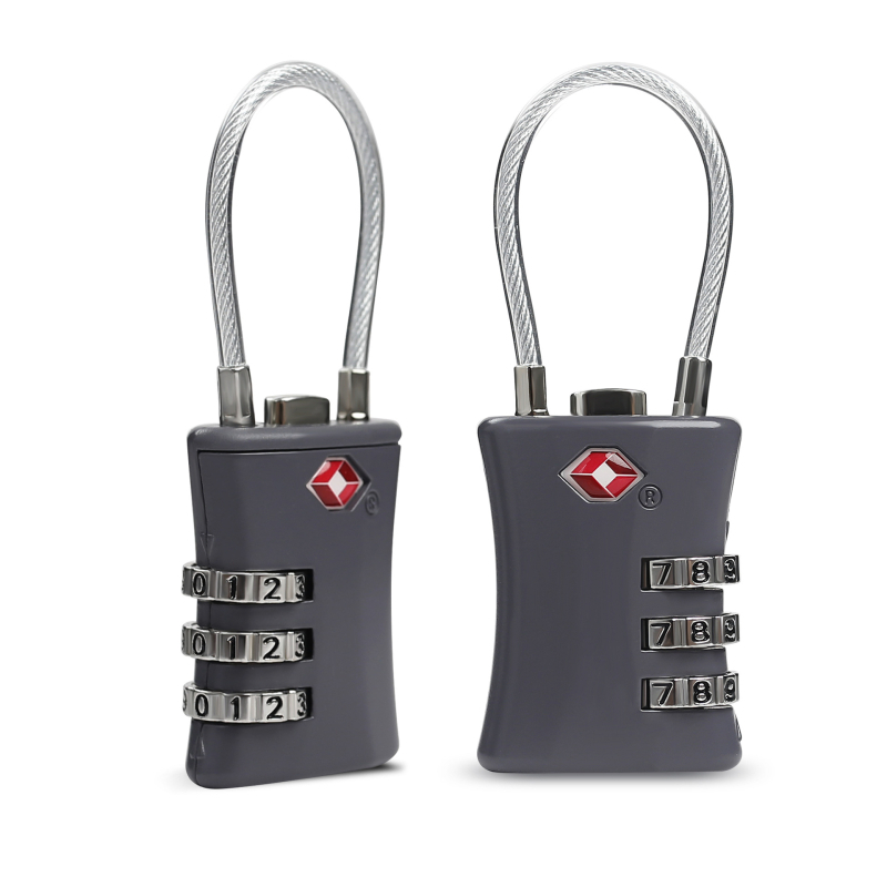 UPSECURITY 05ST TSA Κλείδωμα από Ψευδάργυρο για Αποσκευές, Σακίδιο, Αθλητική Τσαντά, Ντουλάπι — 2.8mm διάμετρος