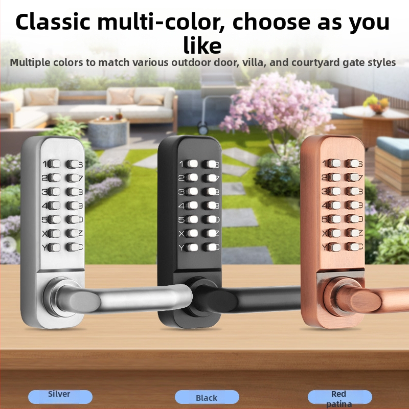 Vanjska mehanička brava s kombinacijom, vodootporna i otporna na niske temperature, izrađena od cinkovog legura, model 208a treće generacije