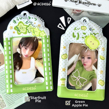 PVC kártyatartó medál rajzfilm mintával, uniszex, mindennapi kártyaorganizátor