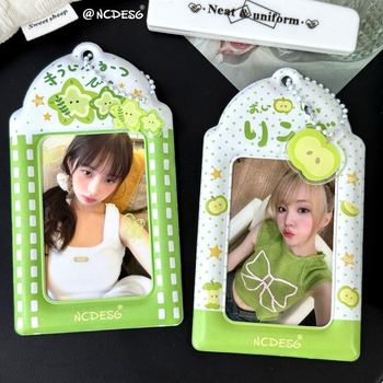 PVC kártyatartó medál rajzfilm mintával, uniszex, mindennapi kártyaorganizátor