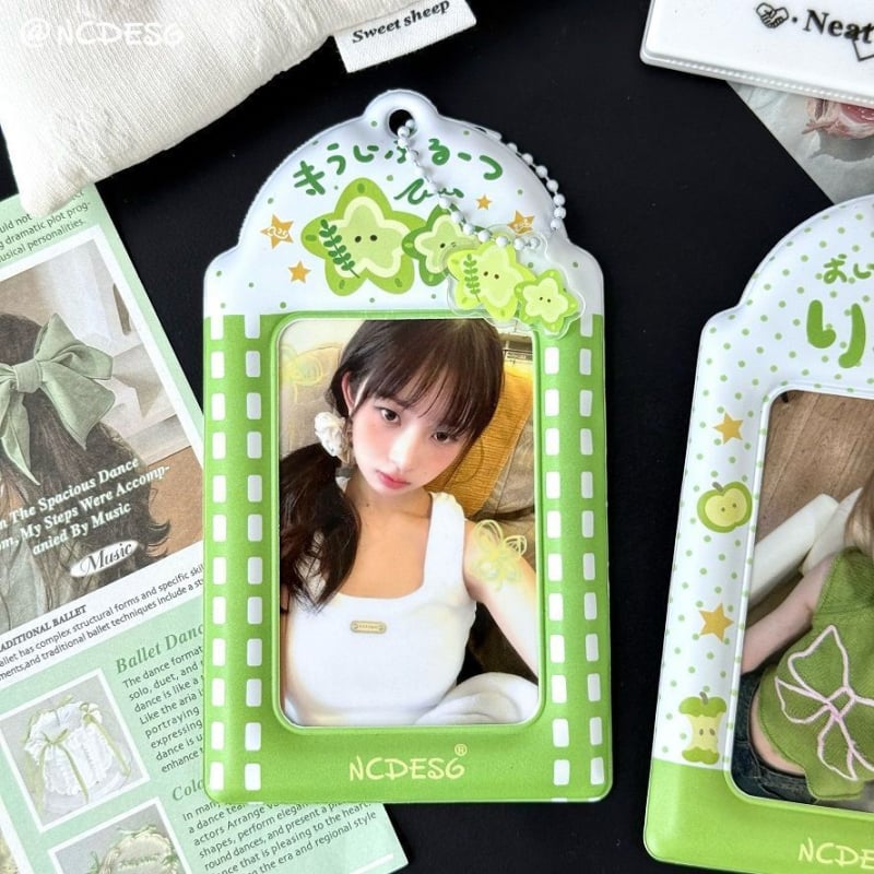 PVC kártyatartó medál rajzfilm mintával, uniszex, mindennapi kártyaorganizátor