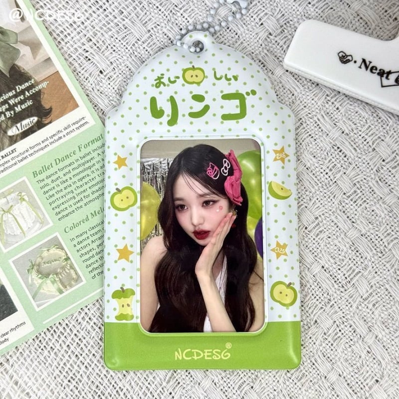 PVC kártyatartó medál rajzfilm mintával, uniszex, mindennapi kártyaorganizátor