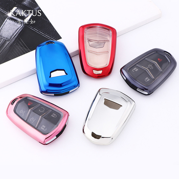 Cadillac TPU futrola za ključ, mekan zaštitni omotač od gume, all-in-one dizajn