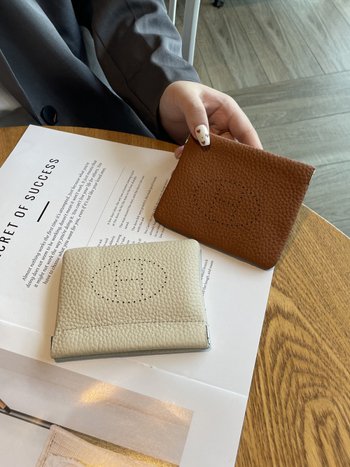 Muqu kožni novčanik za žene – gradski minimalistički stil, s jednim preklopom, bez podstavke