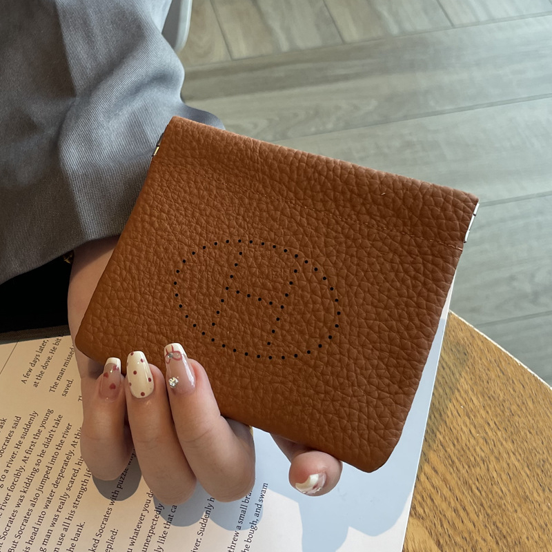 Muqu kožni novčanik za žene – gradski minimalistički stil, s jednim preklopom, bez podstavke