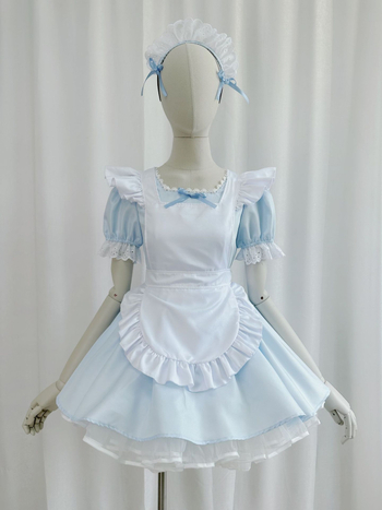 Лолита стил японски мейд COSPLAY рокля, полиестер, FM004#2, 2025 лято, марка FAMMEZ