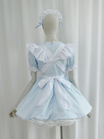 Лолита стил японски мейд COSPLAY рокля, полиестер, FM004#2, 2025 лято, марка FAMMEZ