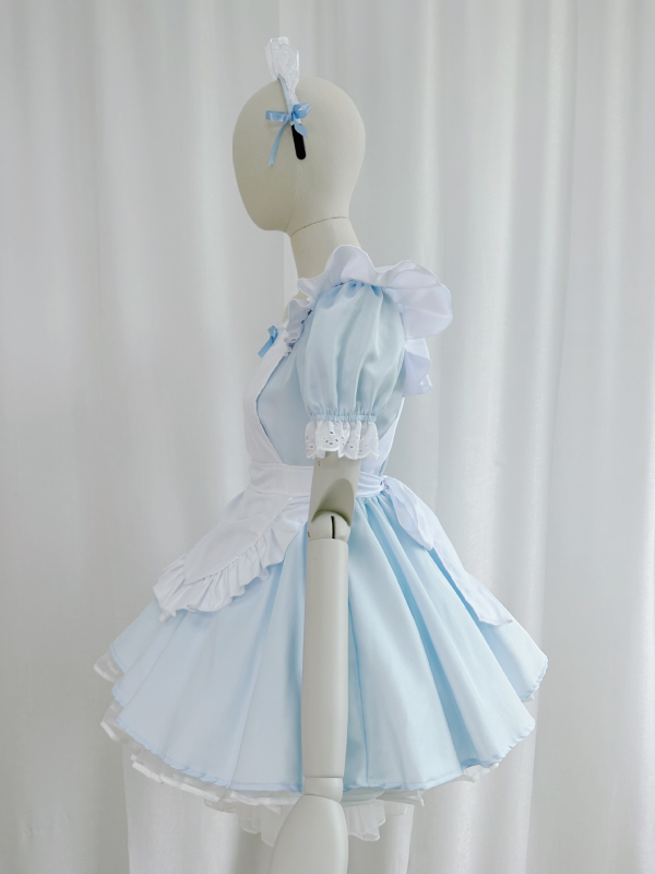 Лолита стил японски мейд COSPLAY рокля, полиестер, FM004#2, 2025 лято, марка FAMMEZ
