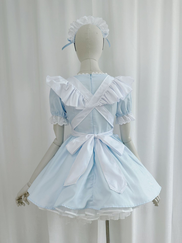 Лолита стил японски мейд COSPLAY рокля, полиестер, FM004#2, 2025 лято, марка FAMMEZ