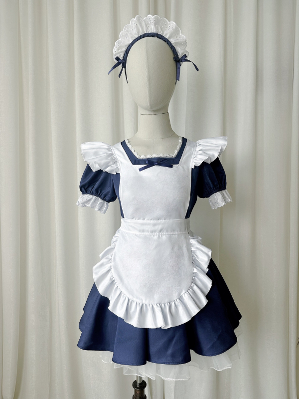 Лолита стил японски мейд COSPLAY рокля, полиестер, FM004#2, 2025 лято, марка FAMMEZ
