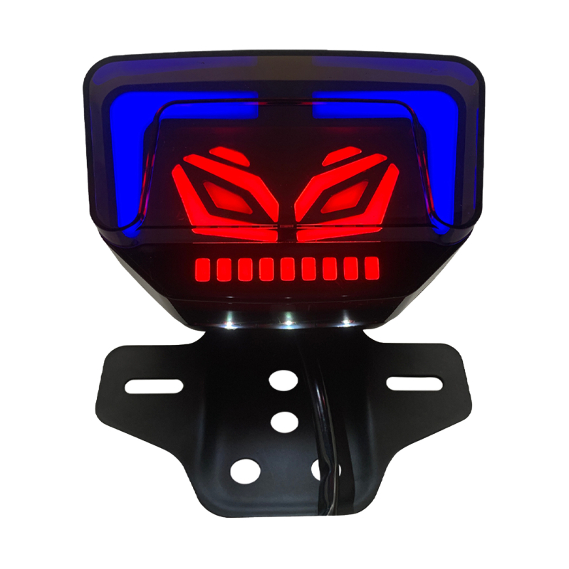 Οπίσθιο LED φως μοτοσικλέτας CG125 / TMX155 με οδηγό φωτισμού, φλας και φως φρένου, 12V