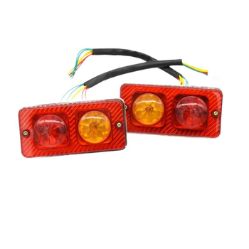 Φωτιστικά οπίσθια ηλεκτρικών οχημάτων με ABS περίβλημα, 5W, 12/48/60V, διάρκεια ζωής 100000 h, κατάλληλα για τρίκυκλα και τετρακύκλα EV