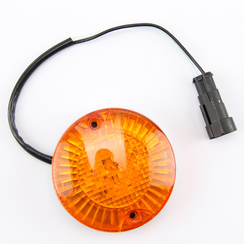 LED galinis žibintas automobiliams, autobusams ir elektriniams triciklams su šoniniu apšvietimu ir posūkio signalu, modelis TG-D-002, 12–24V, 2W