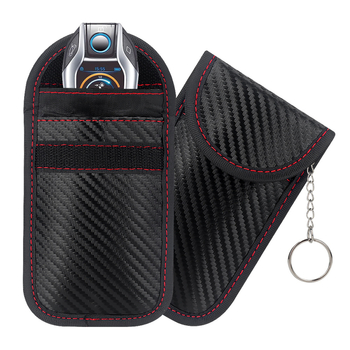 Kosibate RFID Faraday táska kulcsok és telefon számára, PU anyag, poliészter bélés, RFID védelem, lopás elleni védelem