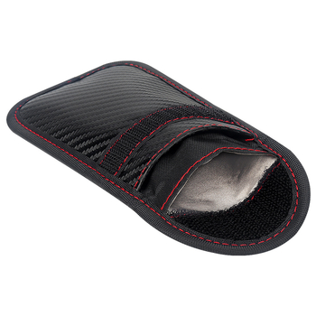 Kosibate RFID Faraday táska kulcsok és telefon számára, PU anyag, poliészter bélés, RFID védelem, lopás elleni védelem