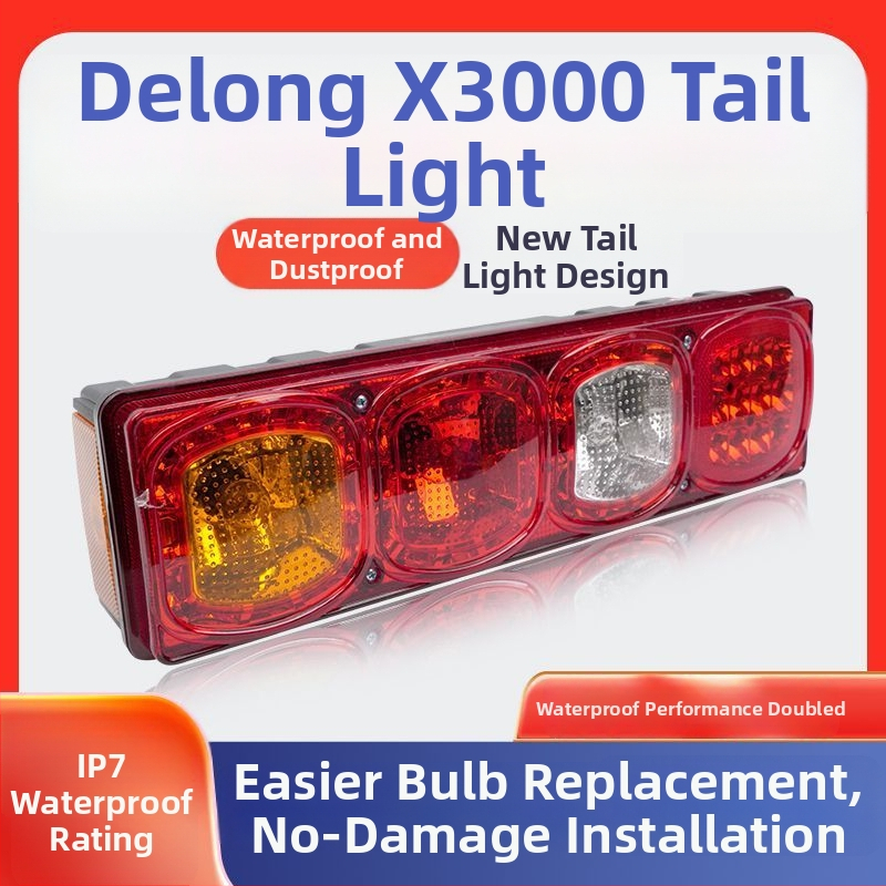 LED zadného svetla Shaanxi Delong X3000 — 24V, 10W, 50 000 hodín životnosti