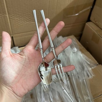 Dječje žlice od nehrđajućeg čelika, Qingxin cute stil, desertne i kavske žlice