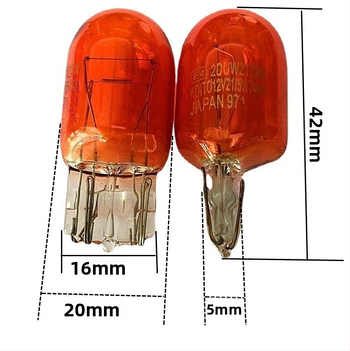 Automobilio stabdymo lemputė T20, halogeninė, 12V, 21W, modeliai 1881/7440 ir 1891/7443