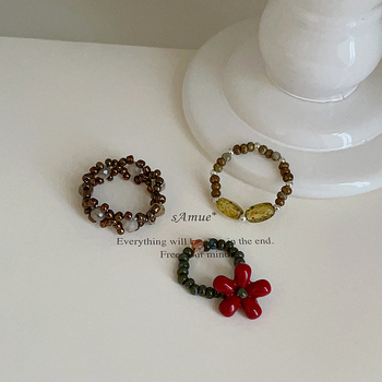 Inel geometric din metal, placare electrochimică, stil Ins, bijuterie personalizată în trend