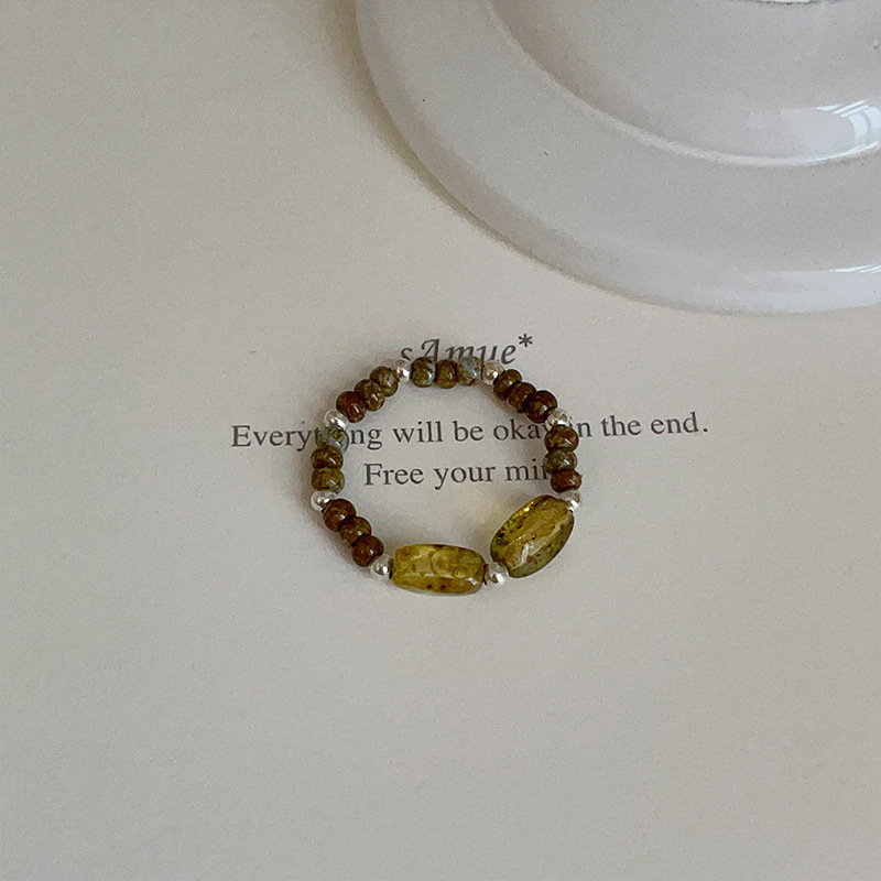 Inel geometric din metal, placare electrochimică, stil Ins, bijuterie personalizată în trend