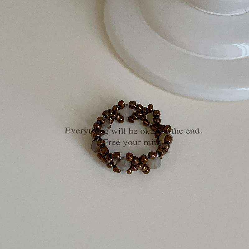 Inel geometric din metal, placare electrochimică, stil Ins, bijuterie personalizată în trend