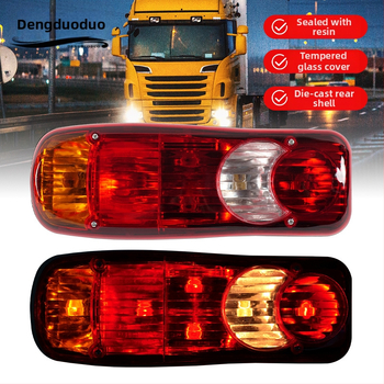 LED zadné svetlo pre nákladné vozidlá, 12-24V, LED zdroj svetla, 12500 lm