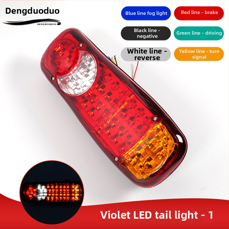 LED zadné svetlo pre nákladné vozidlá, 12-24V, LED zdroj svetla, 12500 lm