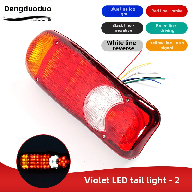 LED zadné svetlo pre nákladné vozidlá, 12-24V, LED zdroj svetla, 12500 lm