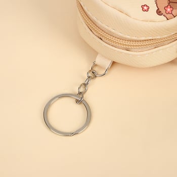 Capybara novčanik za kovanice, animirani karikatura uzorak, unisex, PU materijal, podstava od sintetičke kože, proljeće 2025