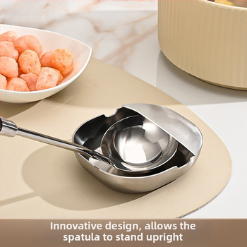 Nerūdijančio plieno šaukštų laikiklis staliniam saugojimui