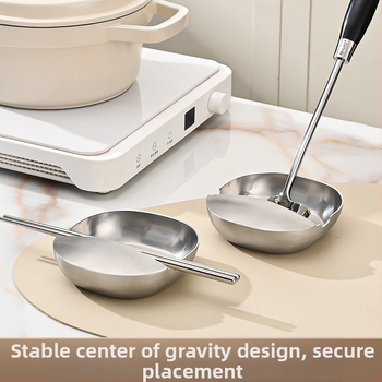 Nerūdijančio plieno šaukštų laikiklis staliniam saugojimui