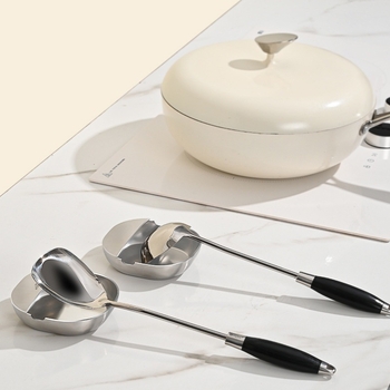 Nerūdijančio plieno šaukštų laikiklis staliniam saugojimui