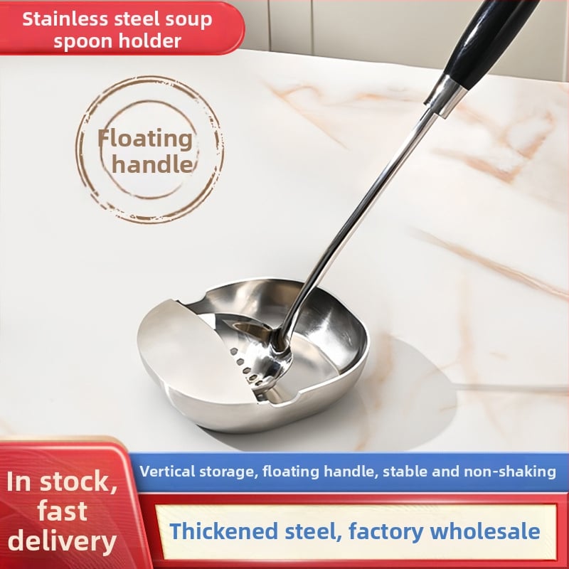 Nerūdijančio plieno šaukštų laikiklis staliniam saugojimui