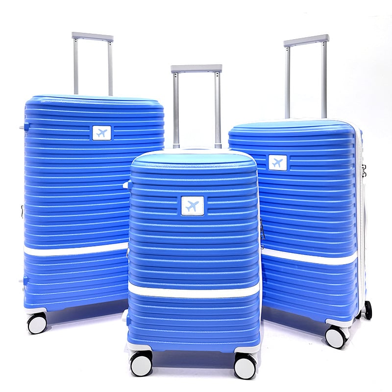 Βαλίτσα ABS+PC με φερμουάρ αντί-έκρηξης, αλουμινένιος τηλεσκοπικός σωλήνας, TSA συνδυασμένη κλειδαριά, ήσυχοι τροχοί