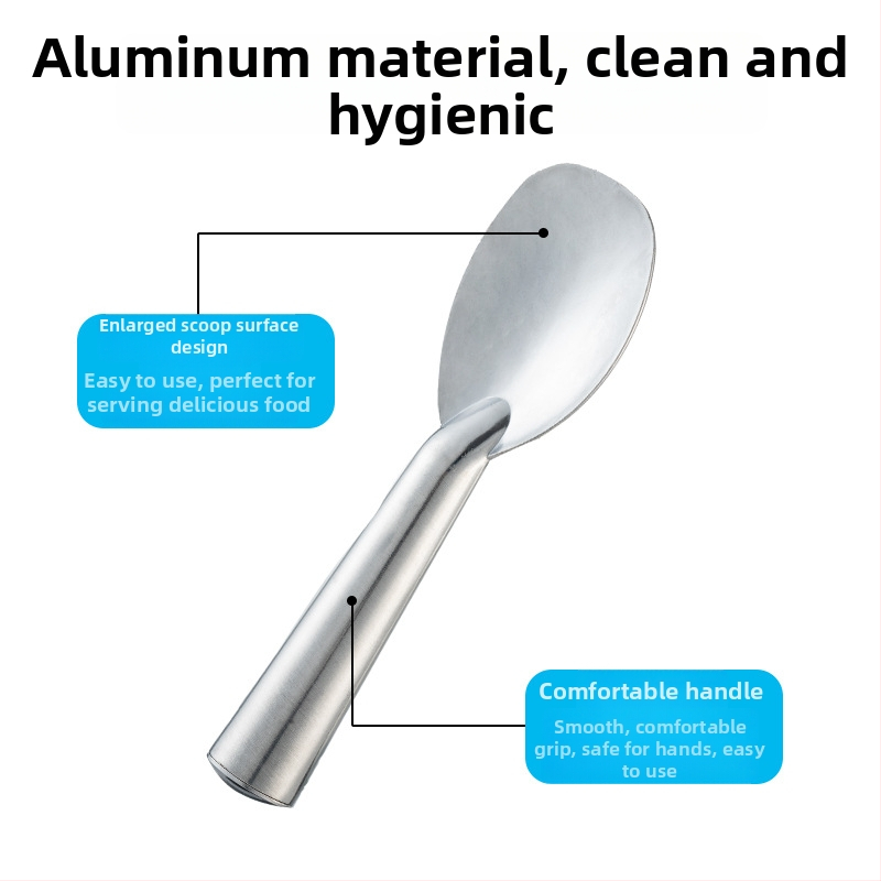 Κουτάλι παγωτού σε σχήμα πετάλου τριανταφυλλού – αλουμίνιο, χειροποίητο, μοντέρνο απλό στυλ, premium ποιότητα