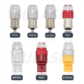 LED stabdžių ir posūkio signalo su atbuline šviesa, lęšio 6W-C, 3030 LED, universalus, 10-60V, 7500K, aliuminio korpusas