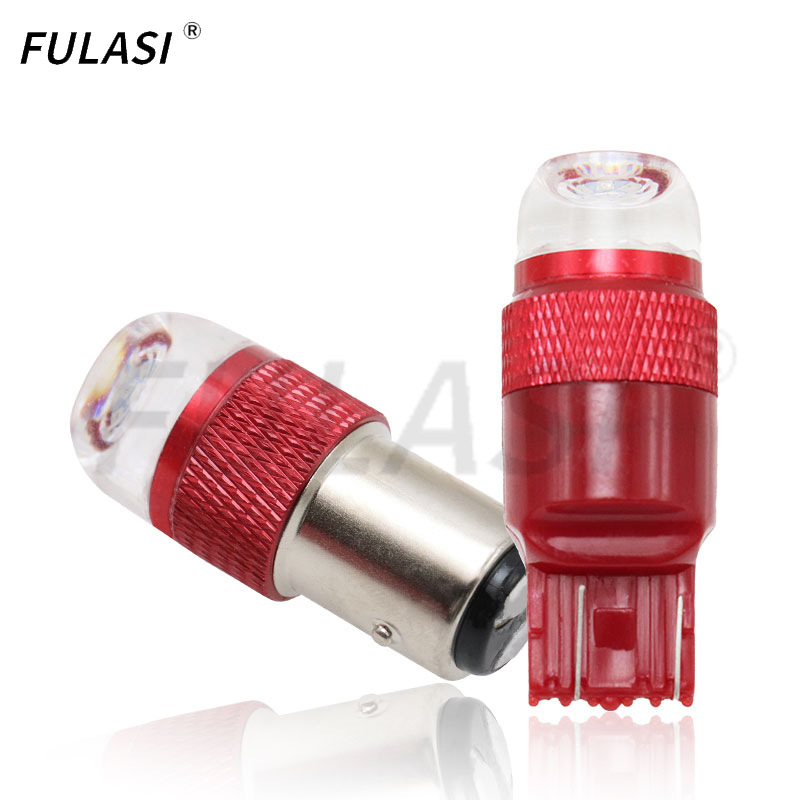 LED stabdžių ir posūkio signalo su atbuline šviesa, lęšio 6W-C, 3030 LED, universalus, 10-60V, 7500K, aliuminio korpusas