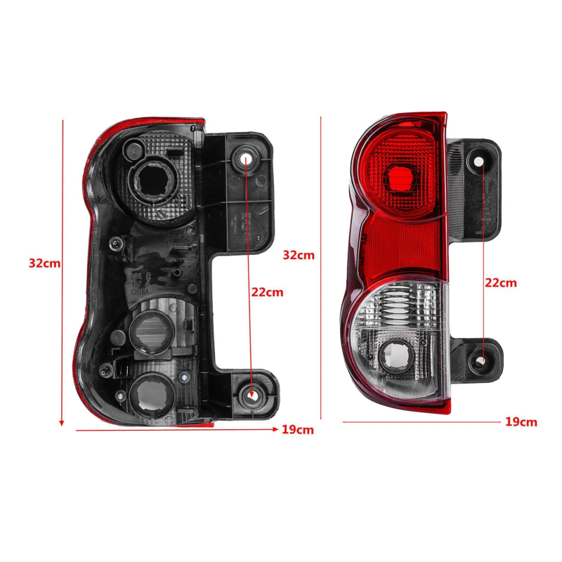 Lampă de semnalizare spate pentru Nissan NV200 (2009–2025) – PC-ABS, Numar piese 26550-JX00A / 26555-JX31A