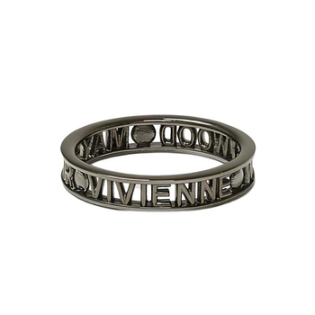 Prsten od bakra s izrezanim slovima, elektroplatirano, unisex, INS stil