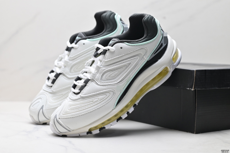 Pantofi sport casual unisex, cu pernă de aer pe toată talpa, suprafață din piele + textil, talpă din cauciuc, șireturi, anti-derapare