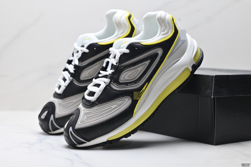 Pantofi sport casual unisex, cu pernă de aer pe toată talpa, suprafață din piele + textil, talpă din cauciuc, șireturi, anti-derapare