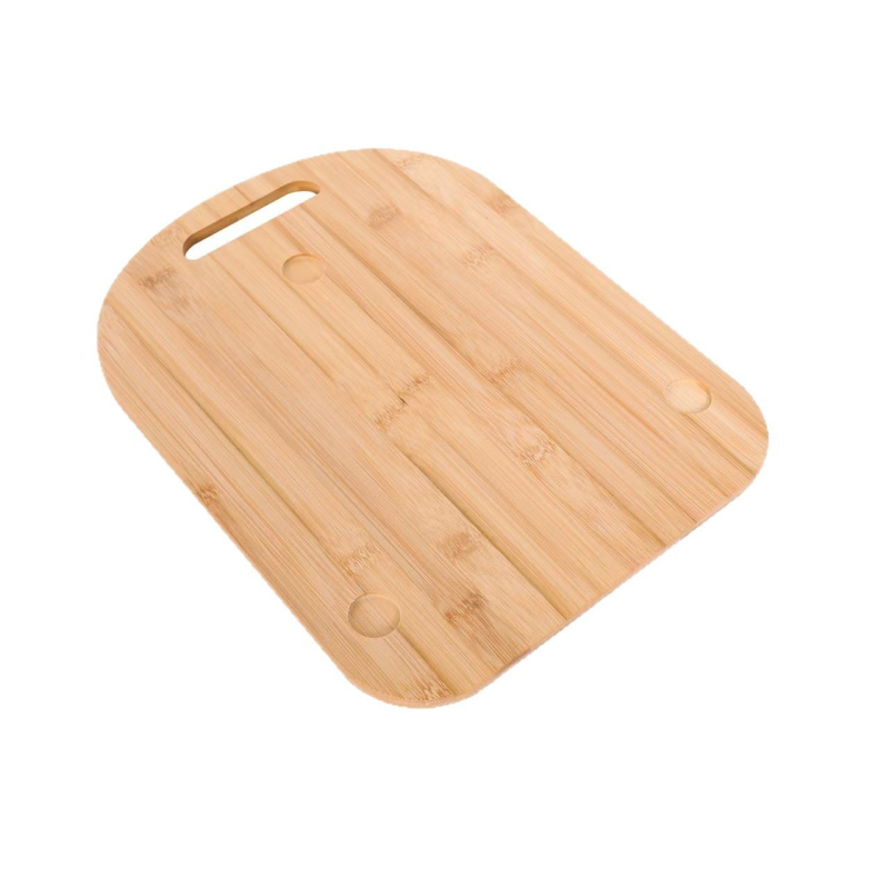 Farrell tavă din lemn de bambus — pătrată, stil modern minimalist, bază pentru mașina de cafea
