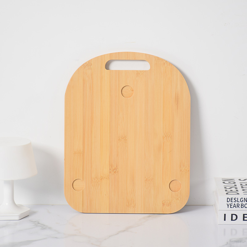 Farrell tavă din lemn de bambus — pătrată, stil modern minimalist, bază pentru mașina de cafea