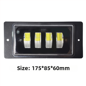 40W LED darbo lemputė visureigiams, 9-36V, 2525 LED, 6500K, aliuminio lydinys