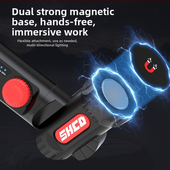 Automobilio remonto LED lemputė su magnetine ilga juosta, aliuminio lydinys, 1200 lm, 3,7 V, LED